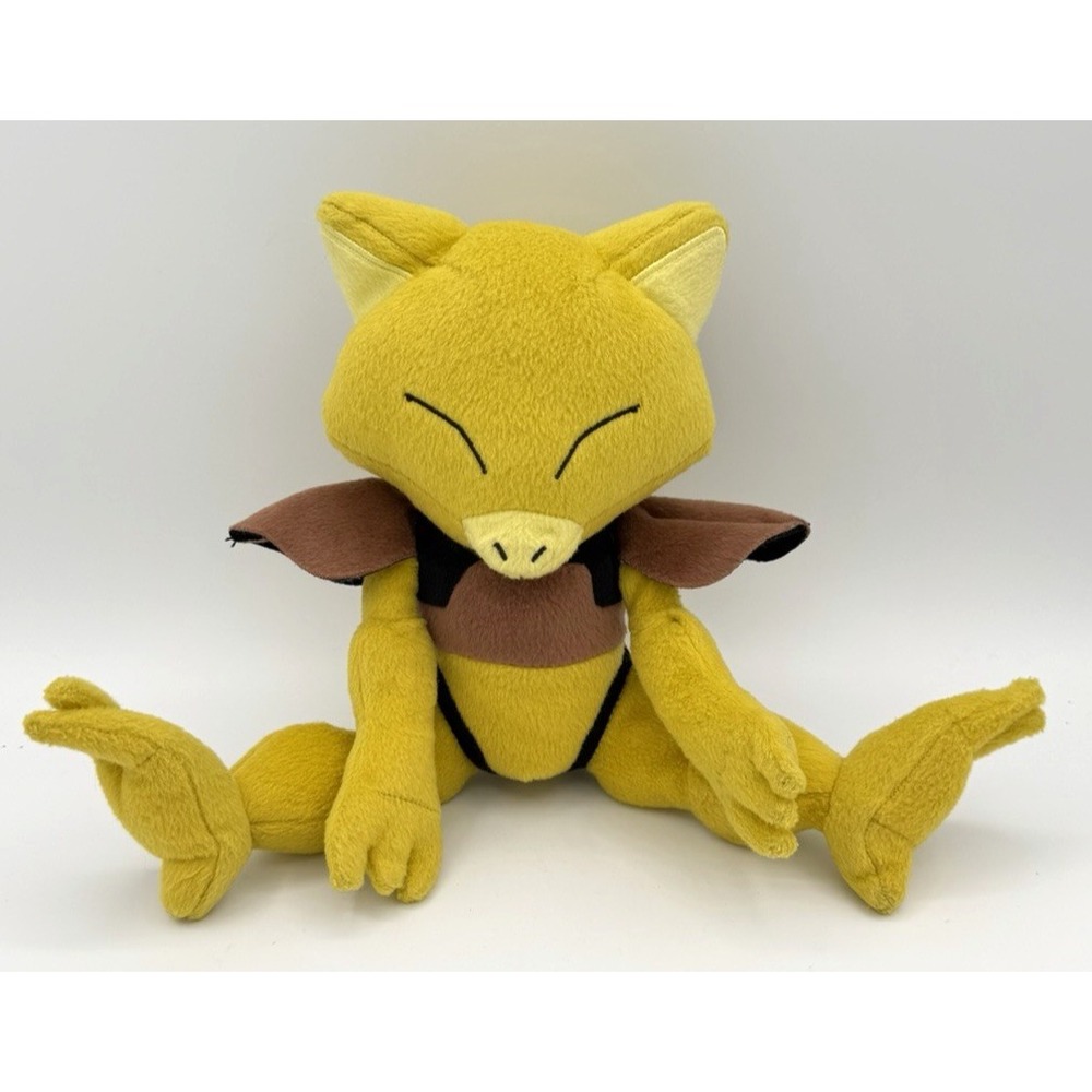 Pokémon Abra Sitting Plush Stuffed Doll Toy TOMY Video Game Figure No Tag